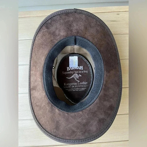 Barmah Squashy Kangaroo Cooler Hat Sz XL - Picture 6 of 12